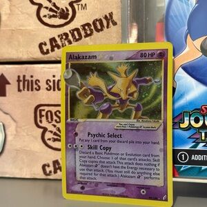 Alakazam GOLD STAR 99/100 HOLO Pokemon Card Proxy